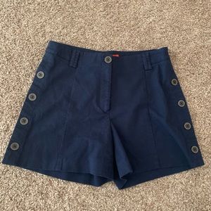ANTHRO Catornnier Navy Shorts